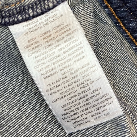 Polo Ralph Lauren Jenn flare jeans dark wash high rise size 28 regular length - Picture 10 of 14